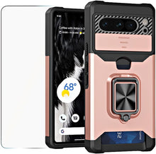 Load image into Gallery viewer, Pixel 8 Pro Case Wallet Detachable Credit Card Holder Screen Protector Phone Case - Redpepper Cases