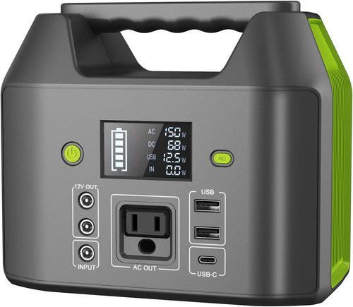 Portable Power Station 155Wh, EnginStar 110V 150W Power Bank Battery LED Light - Redpepper Cases