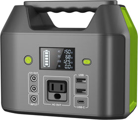 Portable Power Station 155Wh, EnginStar 110V 150W Power Bank Battery LED Light - Redpepper Cases