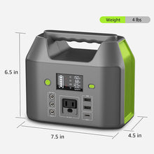 Load image into Gallery viewer, Portable Power Station 155Wh, EnginStar 110V 150W Power Bank Battery LED Light - Redpepper Cases