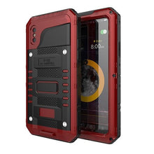 Load image into Gallery viewer, Premium Shockproof Waterproof Full Protection Aluminum Metal Case for For Apple iPhone X Tough Armor Doom Cover for iPhone XS - Redpepper Cases