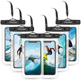 ProCase Universal Waterproof Pouch Cellphone Dry Bag Underwater Case for iPhone 11 Pro Max Xs Max XR 8 7 SE 2020 Galaxy S20 Ultra up to 6.9