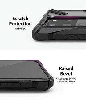 Ringke Fusion X Case Designed for Galaxy S20 Ultra 5G (2020) - Black - Redpepper Cases