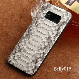 S10 plus case for Samsung s10 case cover Genuine python Leather back covers for samsung galaxy s10e cases capa galaxy s10+ case - Redpepper Cases