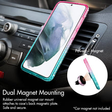 Load image into Gallery viewer, S22 Moving Liquid Holographic Sparkle Glitter Kickstand Case. - Redpepper Cases