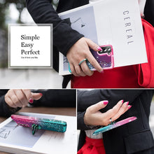 Load image into Gallery viewer, S22 Moving Liquid Holographic Sparkle Glitter Kickstand Case. - Redpepper Cases