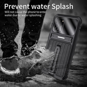 S22 Ultra Metal Aluminum Gorilla Glass Waterproof Case - Redpepper Cases