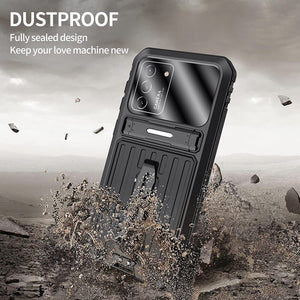 S22 Ultra Metal Aluminum Gorilla Glass Waterproof Case - Redpepper Cases
