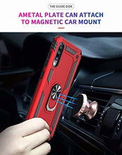 Load image into Gallery viewer, Samsung Galaxy A70 Heavy Duty Shockproof Ring Case Black - Redpepper Cases