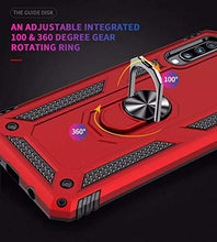 Load image into Gallery viewer, Samsung Galaxy A70 Heavy Duty Shockproof Ring Case Black - Redpepper Cases