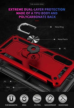 Load image into Gallery viewer, Samsung Galaxy A70 Heavy Duty Shockproof Ring Case Red - Redpepper Cases