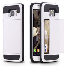 Load image into Gallery viewer, Samsung Galaxy Credit Card Slot Holder Wallet Phone Case For S8/S9 Plus/S7/Note 8/9 - Redpepper Cases