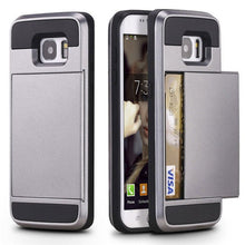 Load image into Gallery viewer, Samsung Galaxy Credit Card Slot Holder Wallet Phone Case For S8/S9 Plus/S7/Note 8/9 - Redpepper Cases