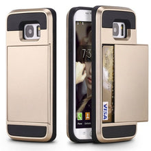 Load image into Gallery viewer, Samsung Galaxy Credit Card Slot Holder Wallet Phone Case For S8/S9 Plus/S7/Note 8/9 - Redpepper Cases