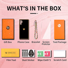 Load image into Gallery viewer, Samsung Galaxy Note 10 Plus 5G/4G 6.8 Inch Love Hearts Pattern Black Gold - Redpepper Cases