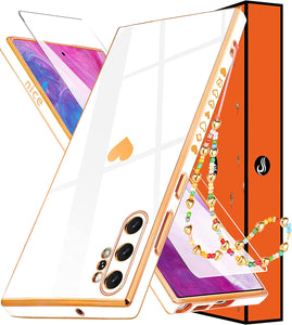 Samsung Galaxy Note 10 Plus 5G/4G 6.8 Inch Love Hearts Pattern Black Gold - Redpepper Cases