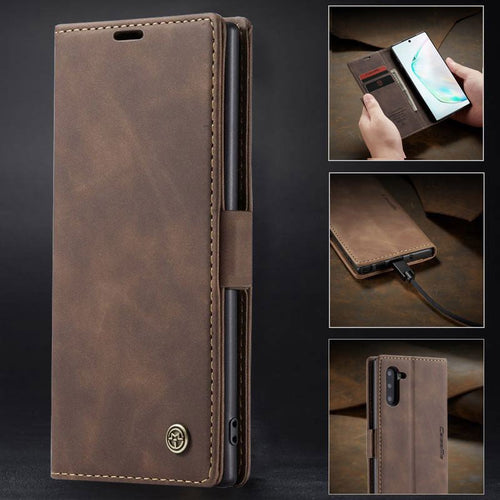 Samsung Galaxy Note 10 Plus Leather Wallet Case - Redpepper Cases