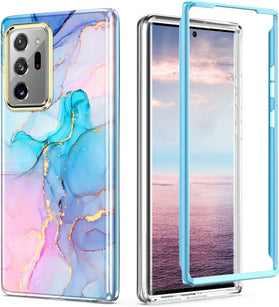 Samsung Galaxy Note 20 Ultra 5G, Military Grade Passing Marble Cases Cover - Redpepper Cases