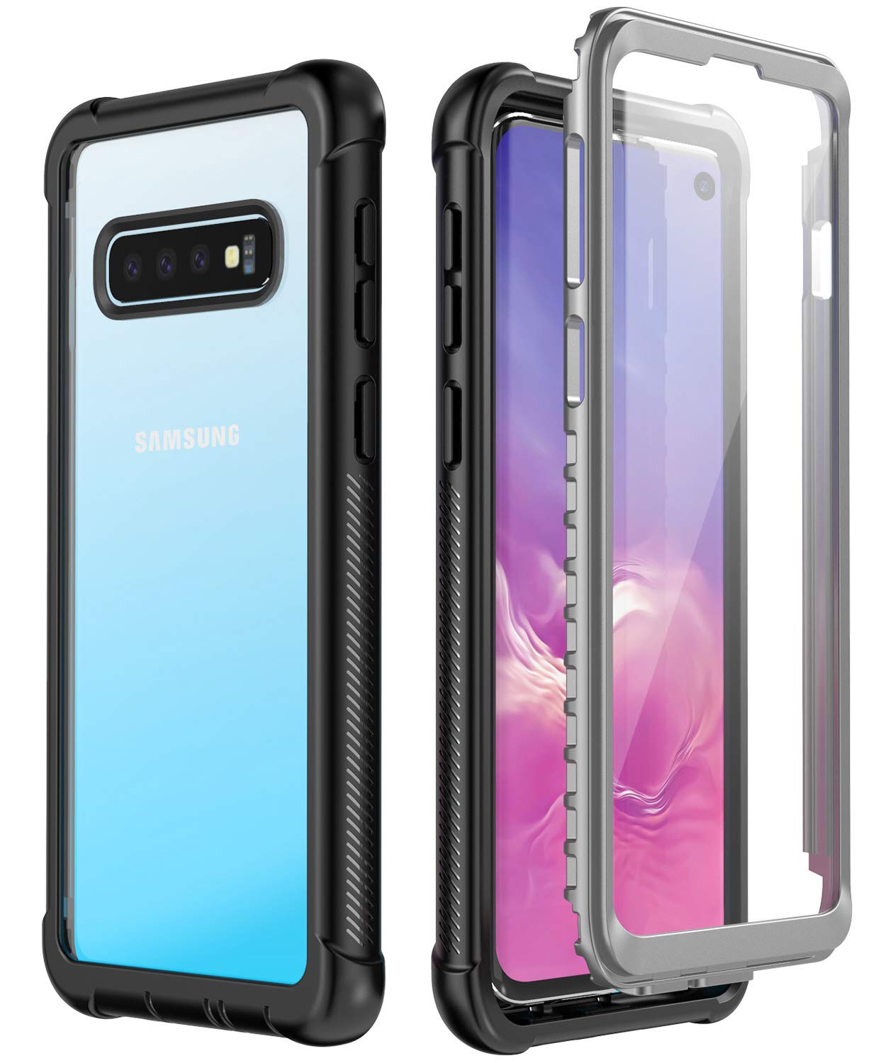 SAMSUNG GALAXY S10 PLUS CASE – S10 PLUS CASE BUILT IN SCREEN PROTECTOR SUPPORT WIRELESS CHARGING - Redpepper Cases
