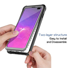 Load image into Gallery viewer, SAMSUNG GALAXY S10 PLUS CASE – S10 PLUS CASE BUILT IN SCREEN PROTECTOR SUPPORT WIRELESS CHARGING - Redpepper Cases