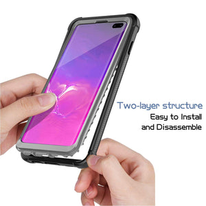SAMSUNG GALAXY S10 PLUS CASE – S10 PLUS CASE BUILT IN SCREEN PROTECTOR SUPPORT WIRELESS CHARGING - Redpepper Cases