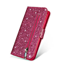 Load image into Gallery viewer, Samsung Galaxy S10 Plus Wallet Glitter Case | Galaxy S9 Plus Wallet Glitter Cases - Redpepper Cases
