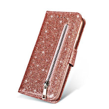 Load image into Gallery viewer, Samsung Galaxy S10 Plus Wallet Glitter Case | Galaxy S9 Plus Wallet Glitter Cases - Redpepper Cases