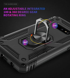 Samsung Galaxy S10e Case Military Armor Ring Cover Holster Compatible Inch - Redpepper Cases