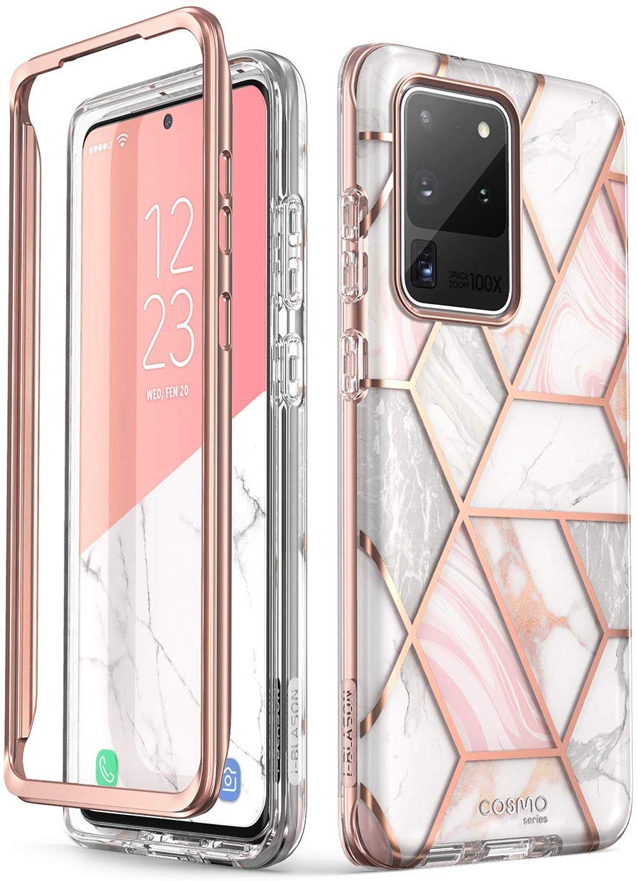 Samsung Galaxy S20 Ultra Marble Protective Case - Redpepper Cases