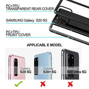 Samsung Galaxy S20 Waterproof Case With Built-in Screen Protector, IP68 Certified Waterproof Shockproof Dustproof Scrach Resistant Cases Full-Body Rugged Holster for Galaxy S20 / S20 5G 6.2" (black) - Redpepper Cases