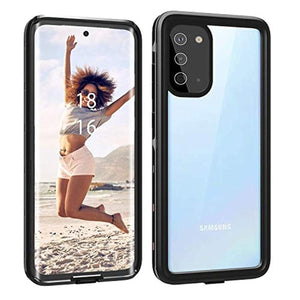 Samsung Galaxy S20 Waterproof Case With Built-in Screen Protector, IP68 Certified Waterproof Shockproof Dustproof Scrach Resistant Cases Full-Body Rugged Holster for Galaxy S20 / S20 5G 6.2" (black) - Redpepper Cases