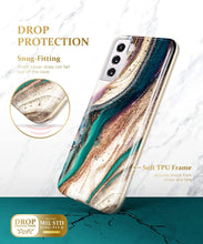 Load image into Gallery viewer, Samsung Galaxy S21 Case Screen Protector &amp; Camera Lens Protector Sand/Brown - Redpepper Cases