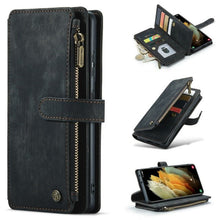 Load image into Gallery viewer, Samsung Galaxy S21 Series Ultra Leather Wallet Case - Redpepper Cases