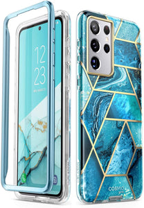 Samsung Galaxy S21 Ultra 5G Case Slim Stylish Protective Case Without Screen Protector (Marble) - Redpepper Cases