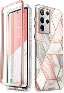 Samsung Galaxy S21 Ultra 5G Case Slim Stylish Protective Case Without Screen Protector (Marble) - Redpepper Cases
