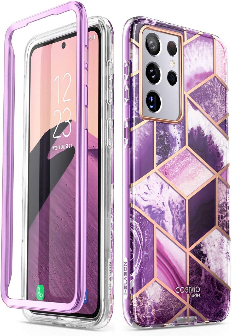 Samsung Galaxy S21 Ultra 5G Case Slim Stylish Protective Case Without Screen Protector (Marble) - Redpepper Cases