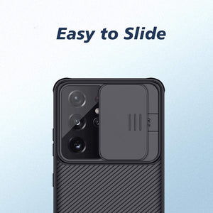 Samsung Galaxy S21 Ultra Case Camera Cover Hard PC Back - Black - Redpepper Cases