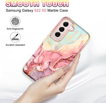 Load image into Gallery viewer, Samsung Galaxy S22 5G Case,Marble Pattern Drop Protective Cover - Redpepper Cases