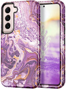 Samsung Galaxy S22 5G Case,Marble Pattern Drop Protective Cover - Redpepper Cases