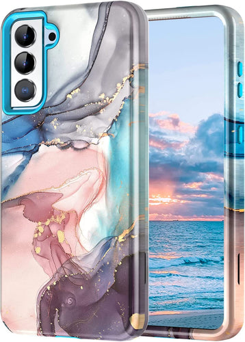 Samsung Galaxy S22 5G Case,Marble Pattern Drop Protective Cover - Redpepper Cases