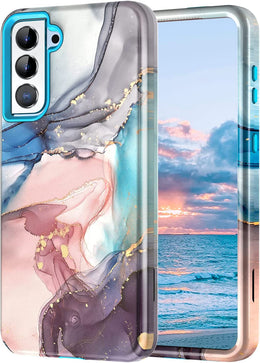 Samsung Galaxy S22 5G Case,Marble Pattern Drop Protective Cover - Redpepper Cases