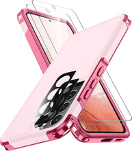 Load image into Gallery viewer, Samsung Galaxy S22 Case Glass Protector Shockproof Case Black - Redpepper Cases