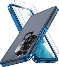 Load image into Gallery viewer, Samsung Galaxy S22 Case Glass Protector Shockproof Case Black - Redpepper Cases