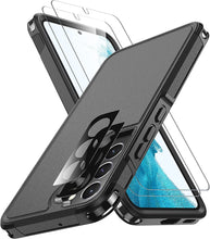 Load image into Gallery viewer, Samsung Galaxy S22 Case Glass Protector Shockproof Case Black - Redpepper Cases