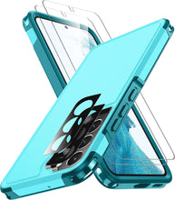 Load image into Gallery viewer, Samsung Galaxy S22 Case Glass Protector Shockproof Case Black - Redpepper Cases