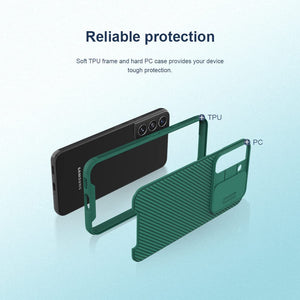 Samsung Galaxy S22 Plus Case Camera Cover Protective - Black - Redpepper Cases