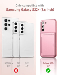 Samsung Galaxy S22 Plus Case - WeLoveCase Wallet Case Rose Gold - Redpepper Cases