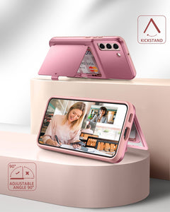 Samsung Galaxy S22 Plus Case - WeLoveCase Wallet Case Rose Gold - Redpepper Cases