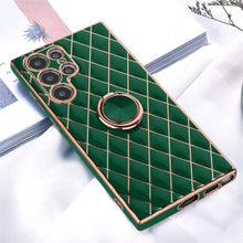 Load image into Gallery viewer, Samsung Galaxy S22 Ultra Glitter Plating Kickstand Ring Case. - Redpepper Cases