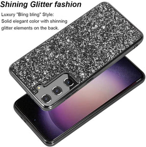 Samsung Galaxy S23 3D Cute Bling Glitter Bumper Case - Redpepper Cases
